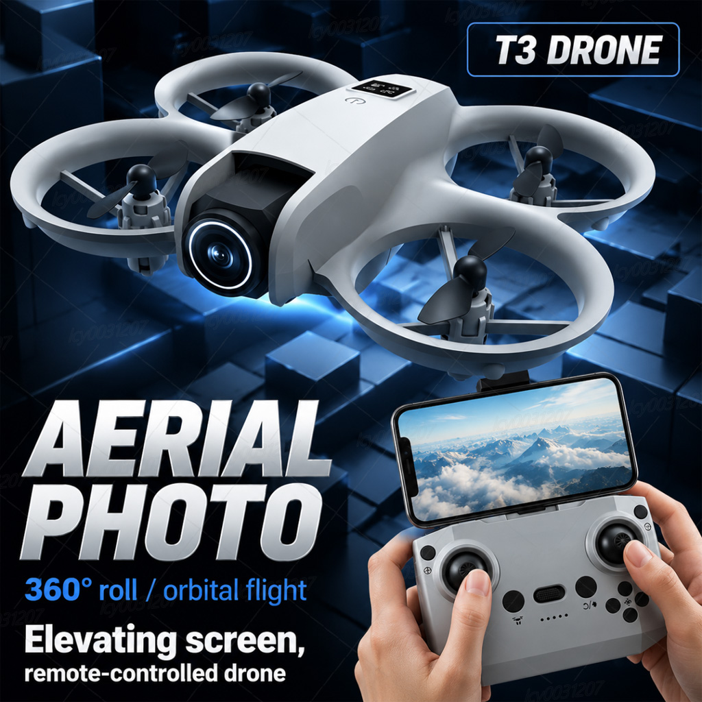 Drone Lidar - NOUVEAU Drone T3 Mini 8K avec