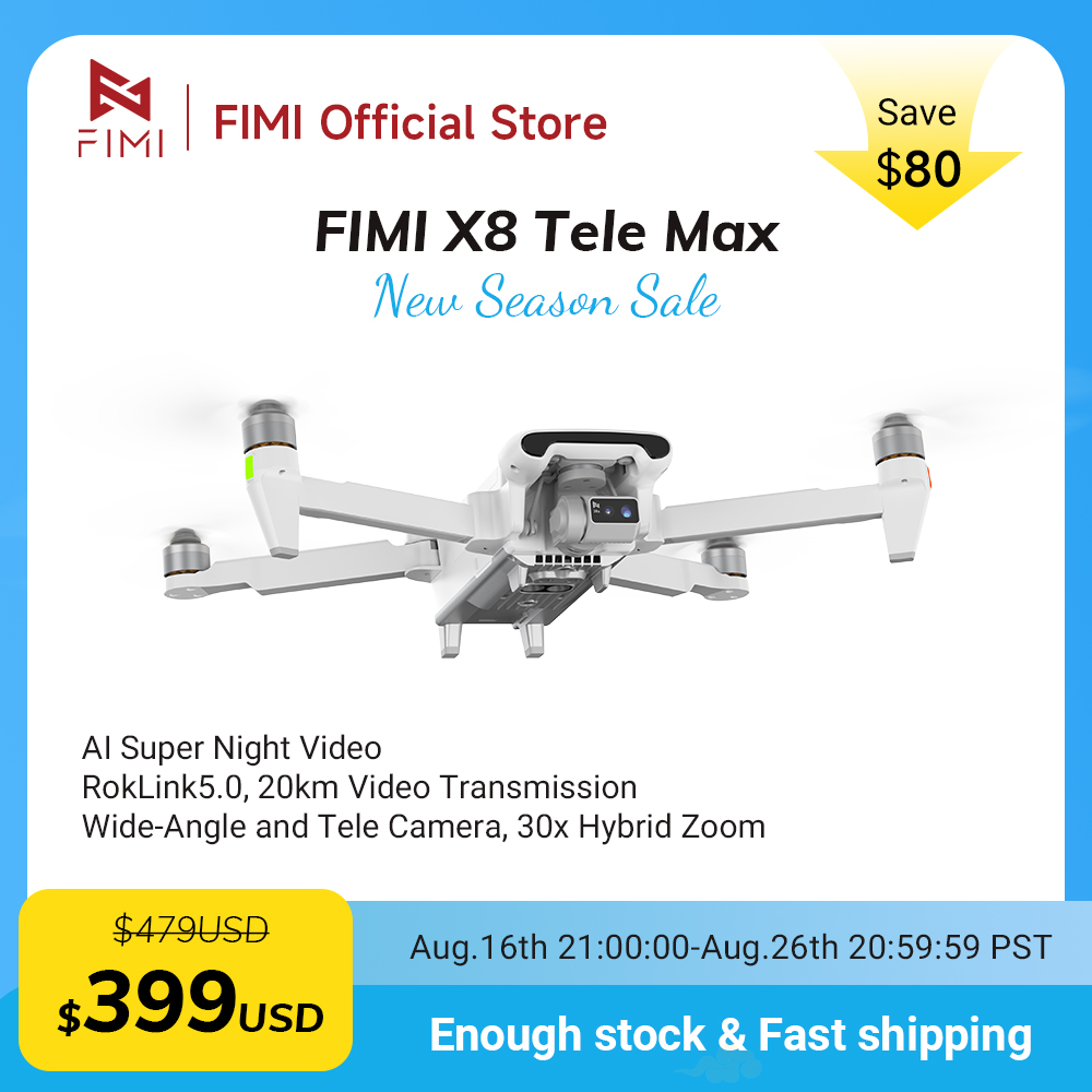Drone Thermal Imaging - FIMI-Drone X8 Pro avec GPS, AI