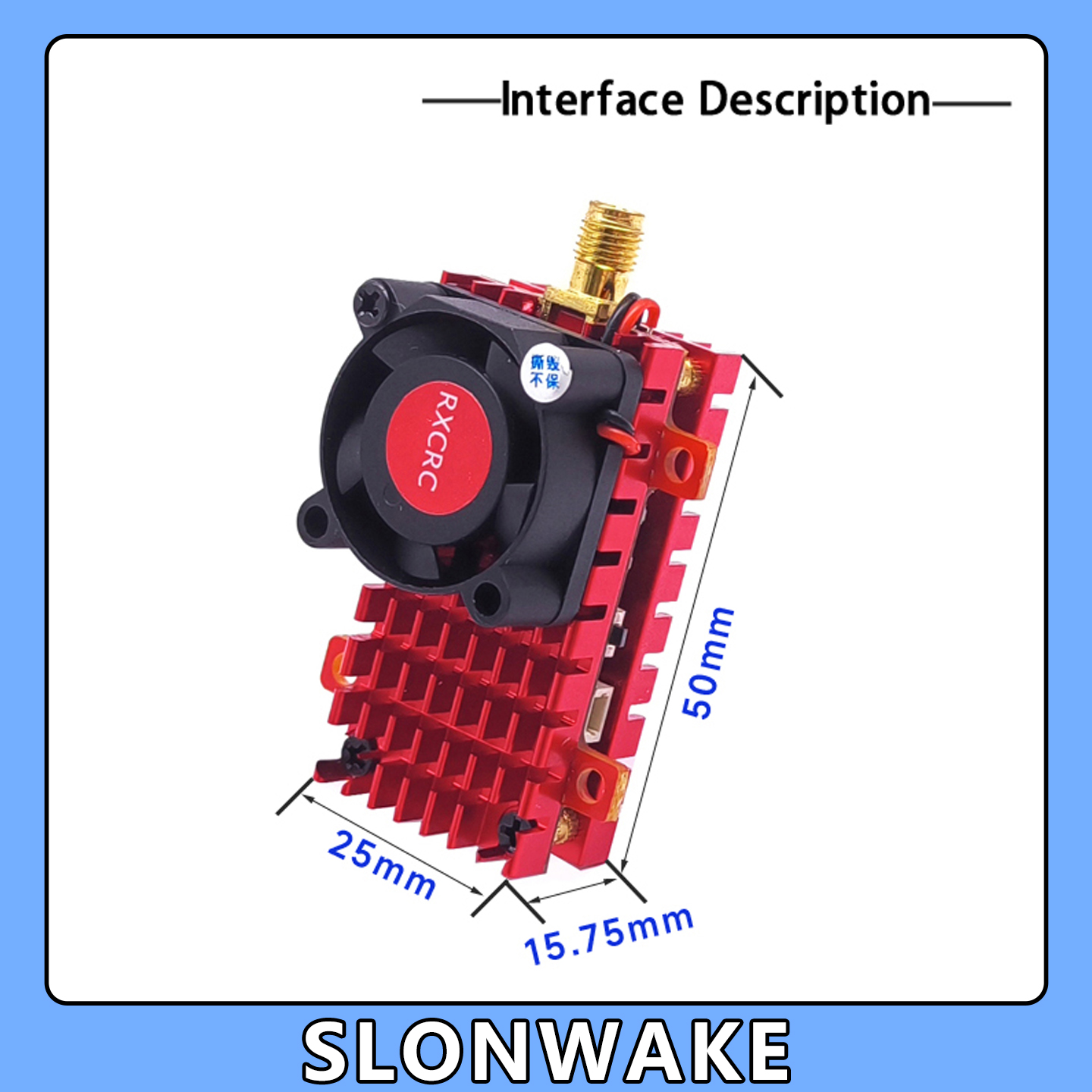SLONWAKE 5.8G 2W VTX FPV 1800T - Drone Aerial Photography avis et prix