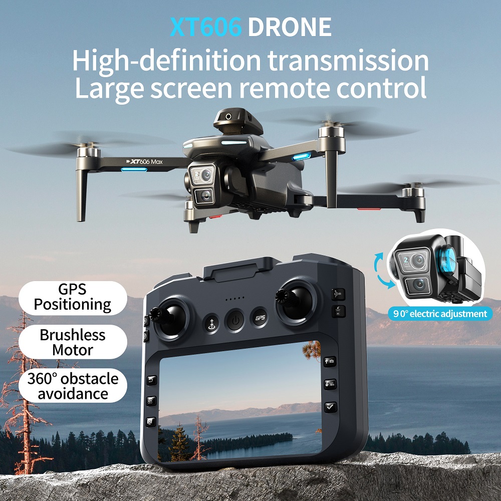 Drone XT606 MAX 3 batteries, c - Drone Multispectral avis et prix