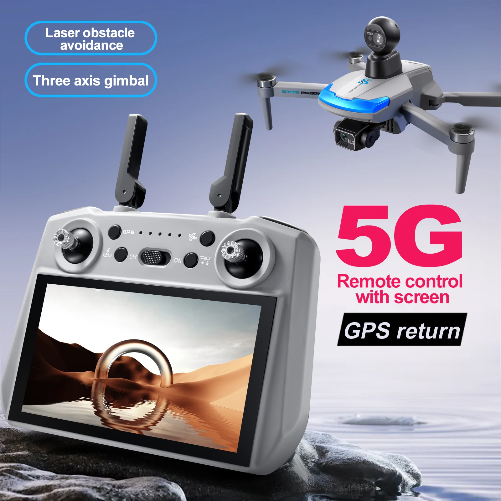 Drone professionnel S185 2.7K  - Drone Surveying avis et prix