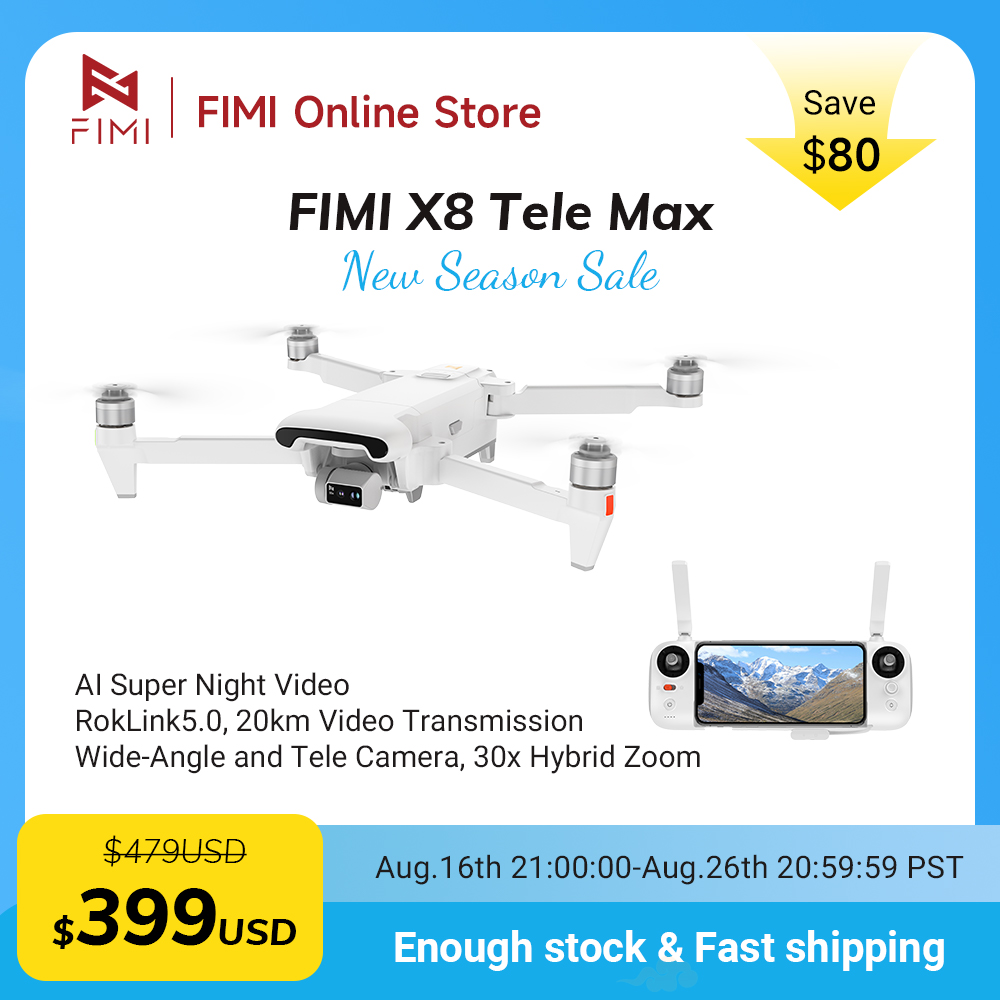 Drone FIMI X8 Tele Max 4K Prof - Drone Thermal Imaging avis et prix